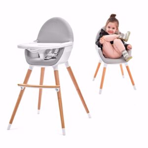Стілець для годування KinderKraft Fini Grey
