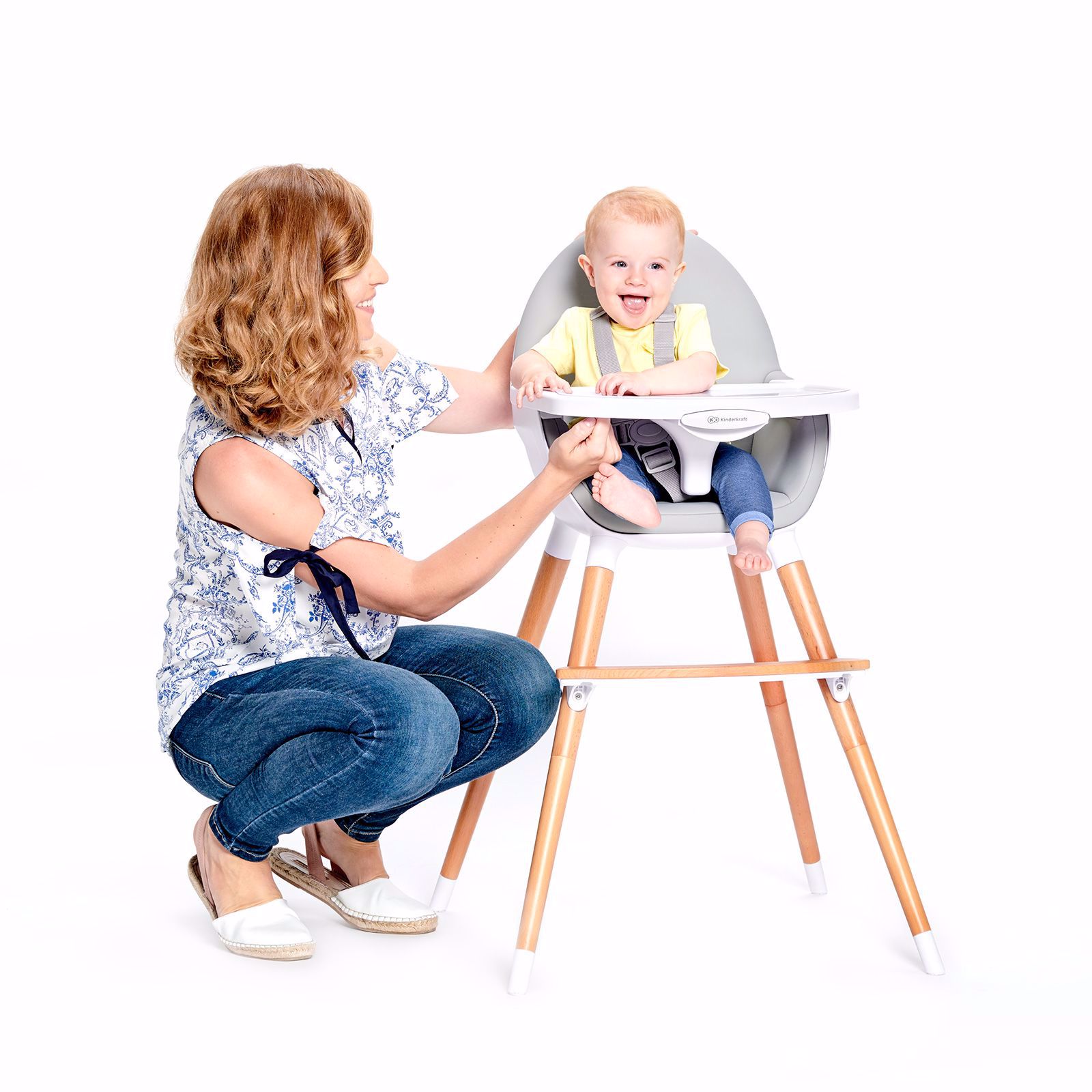 Стілець для годування KinderKraft Fini Grey - Зображення 6