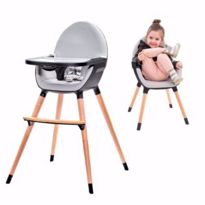 Стільчик для годування KinderKraft Fini Black