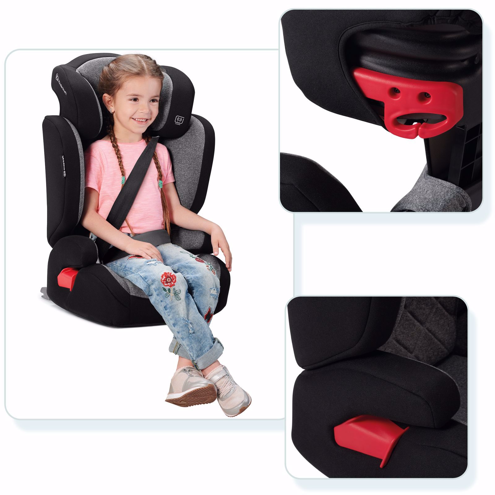 Автокрісло KiderKraft XPAND Red 15-36 kg IsoFix - Зображення 8
