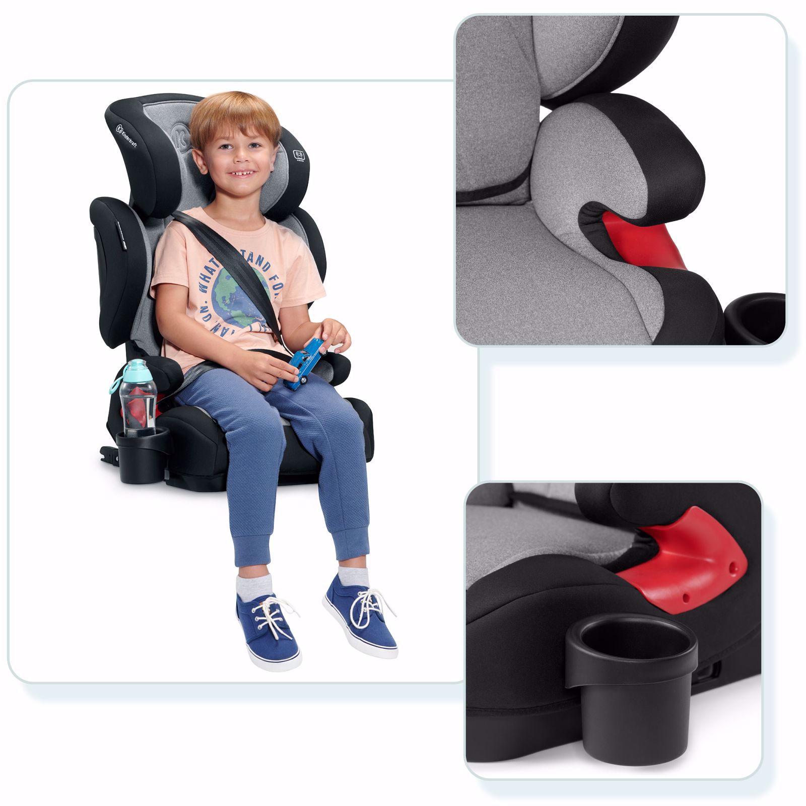 Автокрісло KiderKraft Unity Black 15-36 kg IsoFix - Зображення 14