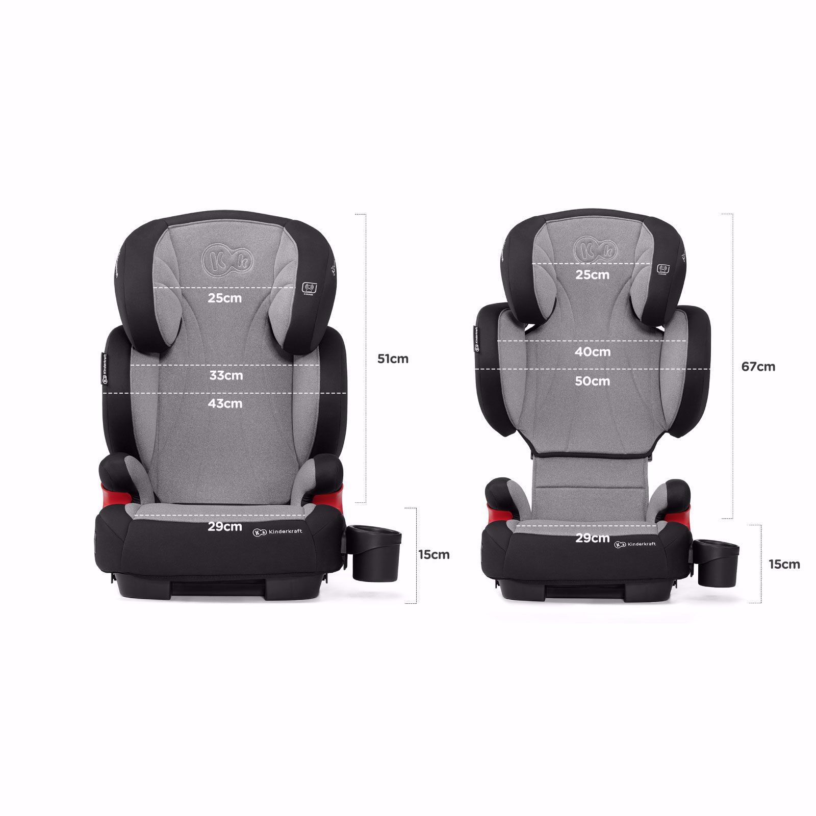 Автокрісло KiderKraft Unity Black 15-36 kg IsoFix - Зображення 15
