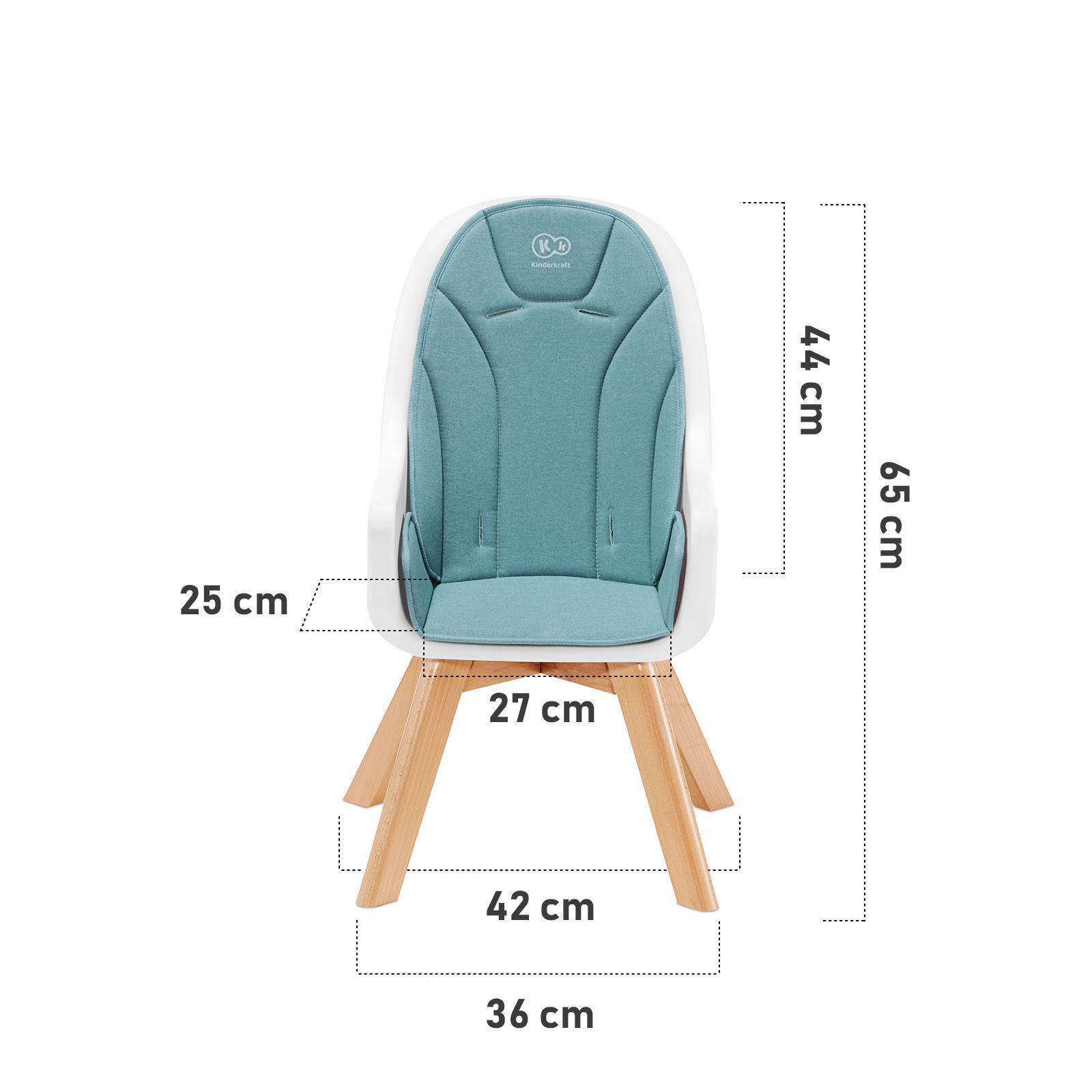 Стілець для годування 2в1 KiderKraft Tixi Grey - Зображення 12