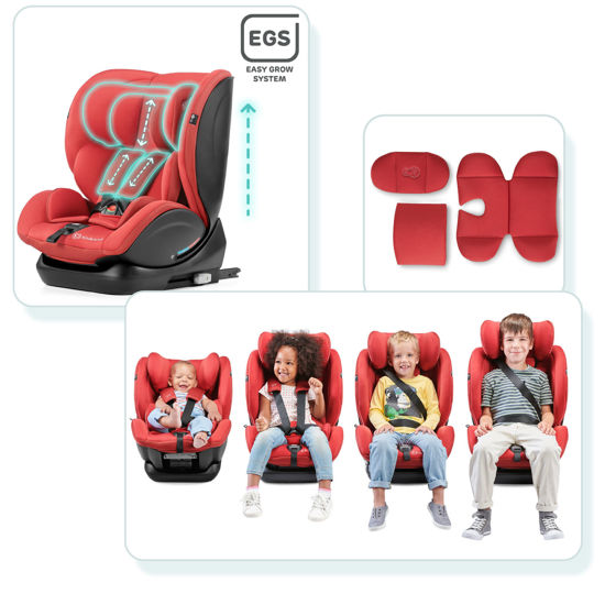 Автокрісло KiderKraft MYWAY ISOFIX 0-36 kg RED - Зображення 6