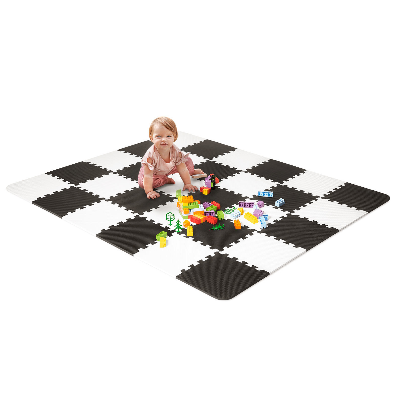 Дитячий килимок-пазл Kinderkraft LUNO Black - Зображення 2