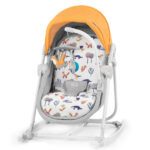 Шезлонг-гойдалка 5в1 KiderKraft Nola Forest Yellow