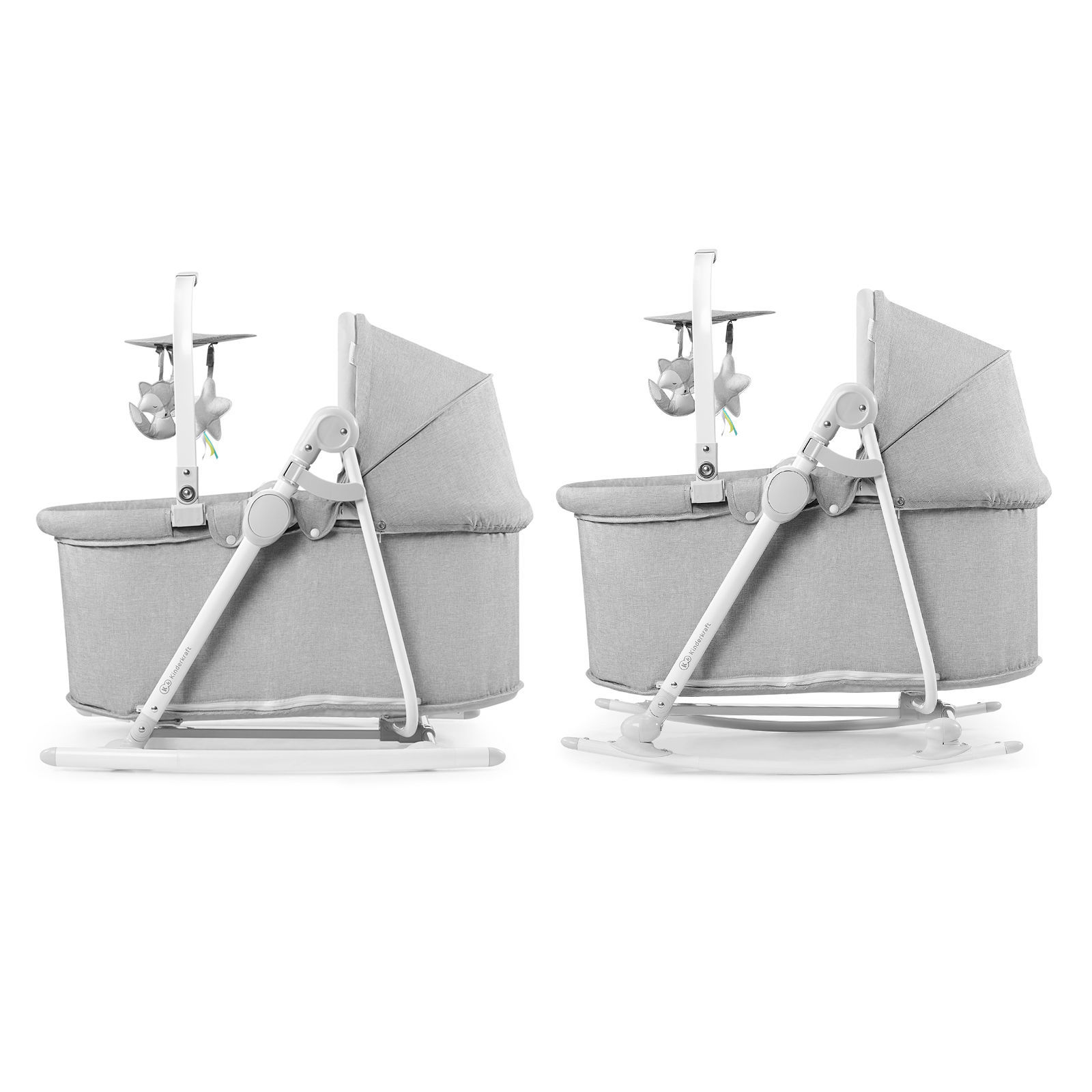 Шезлонг-гойдалка 5в1 KiderKraft Nola Stone Gray - Зображення 3