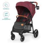 Прогулянкова коляска KiderKraft GRANDE LX Burgundy