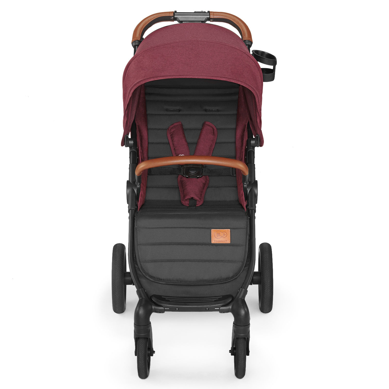 Прогулянкова коляска KiderKraft GRANDE LX Burgundy - Зображення 2