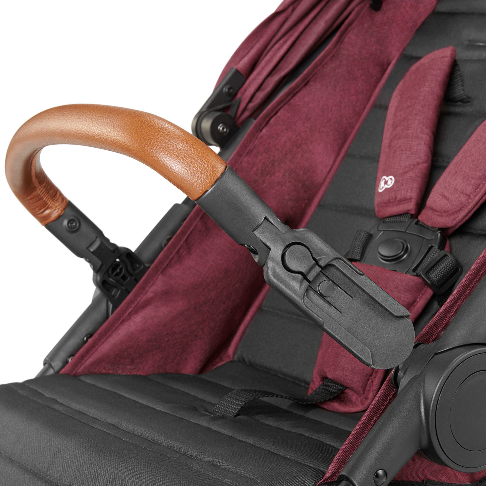 Прогулянкова коляска KiderKraft GRANDE LX Burgundy - Зображення 13