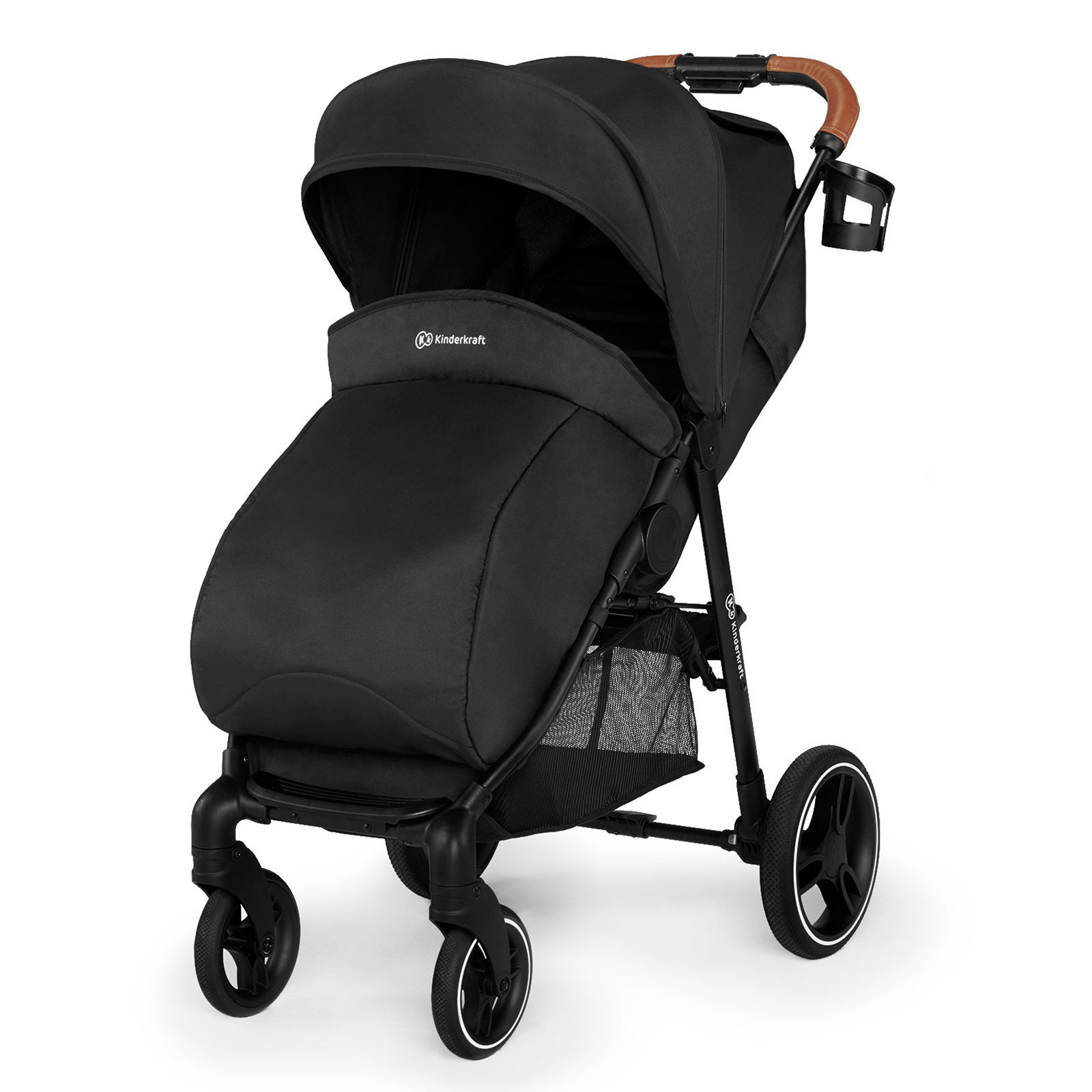 Прогулянкова коляска KiderKraft GRANDE LX Black - Зображення 3