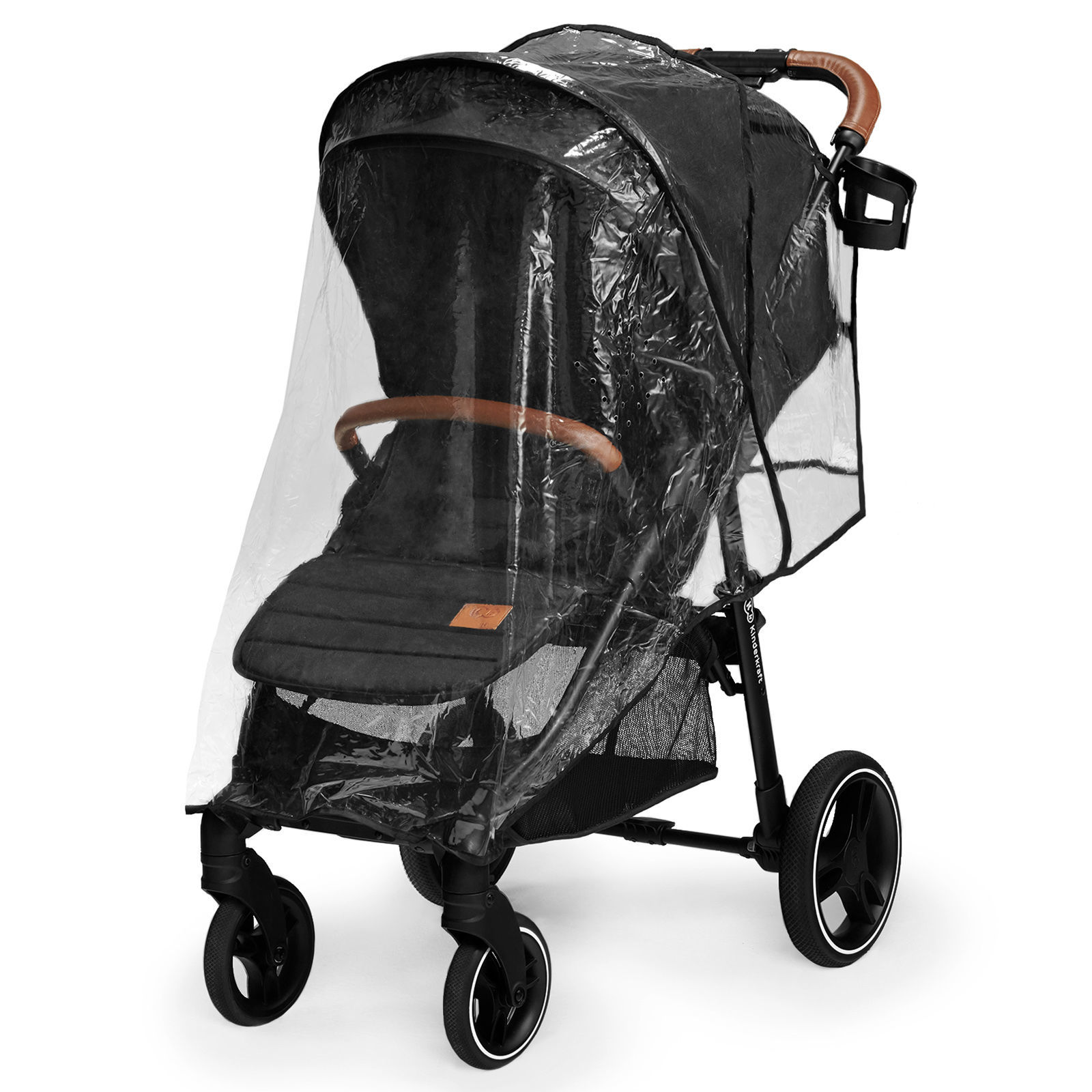 Прогулянкова коляска KiderKraft GRANDE LX Black - Зображення 6