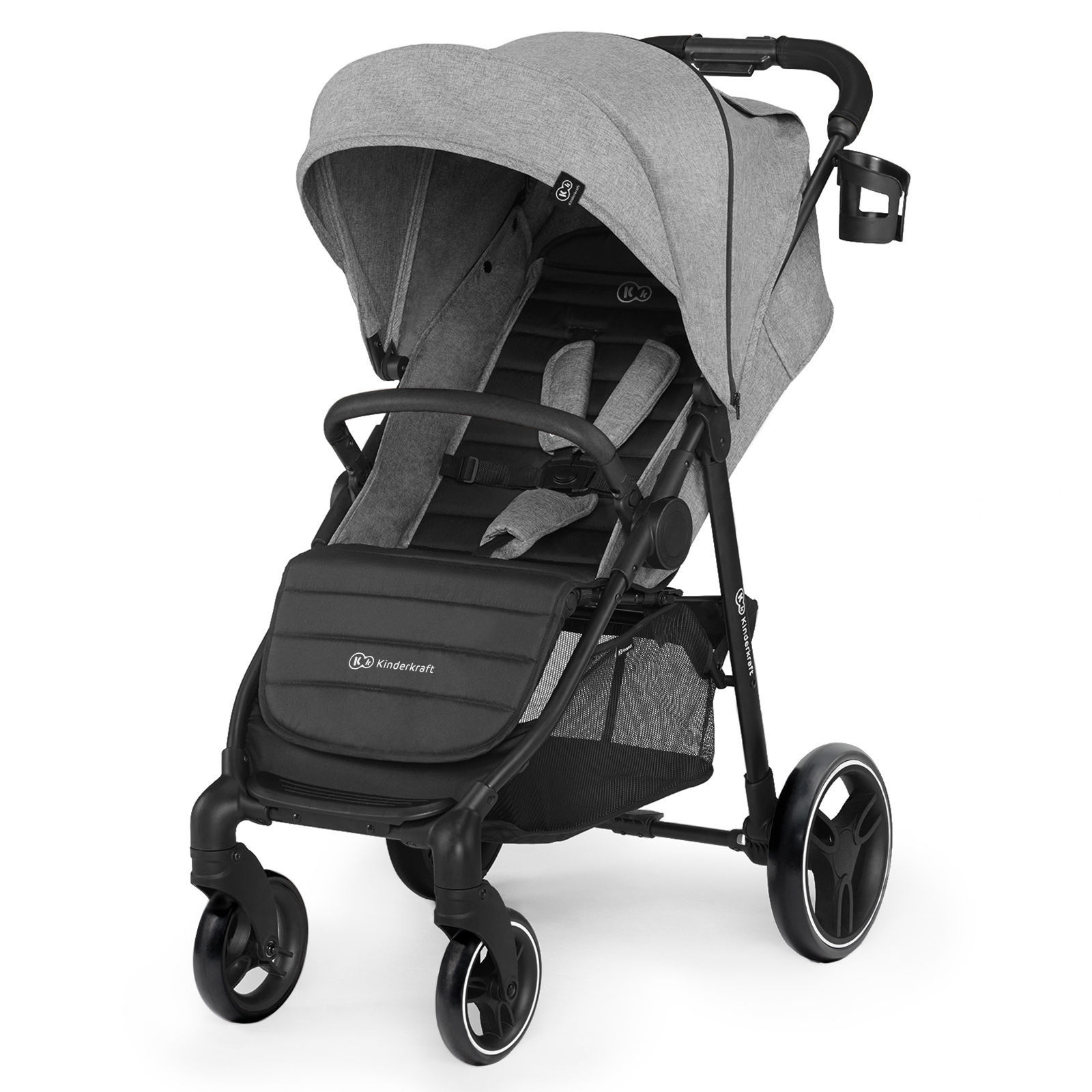 Прогулянкова коляска KinderKraft Grande CITY grey