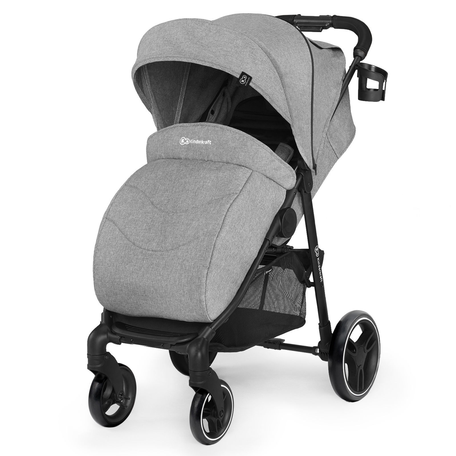 Прогулянкова коляска KinderKraft Grande CITY grey - Зображення 7