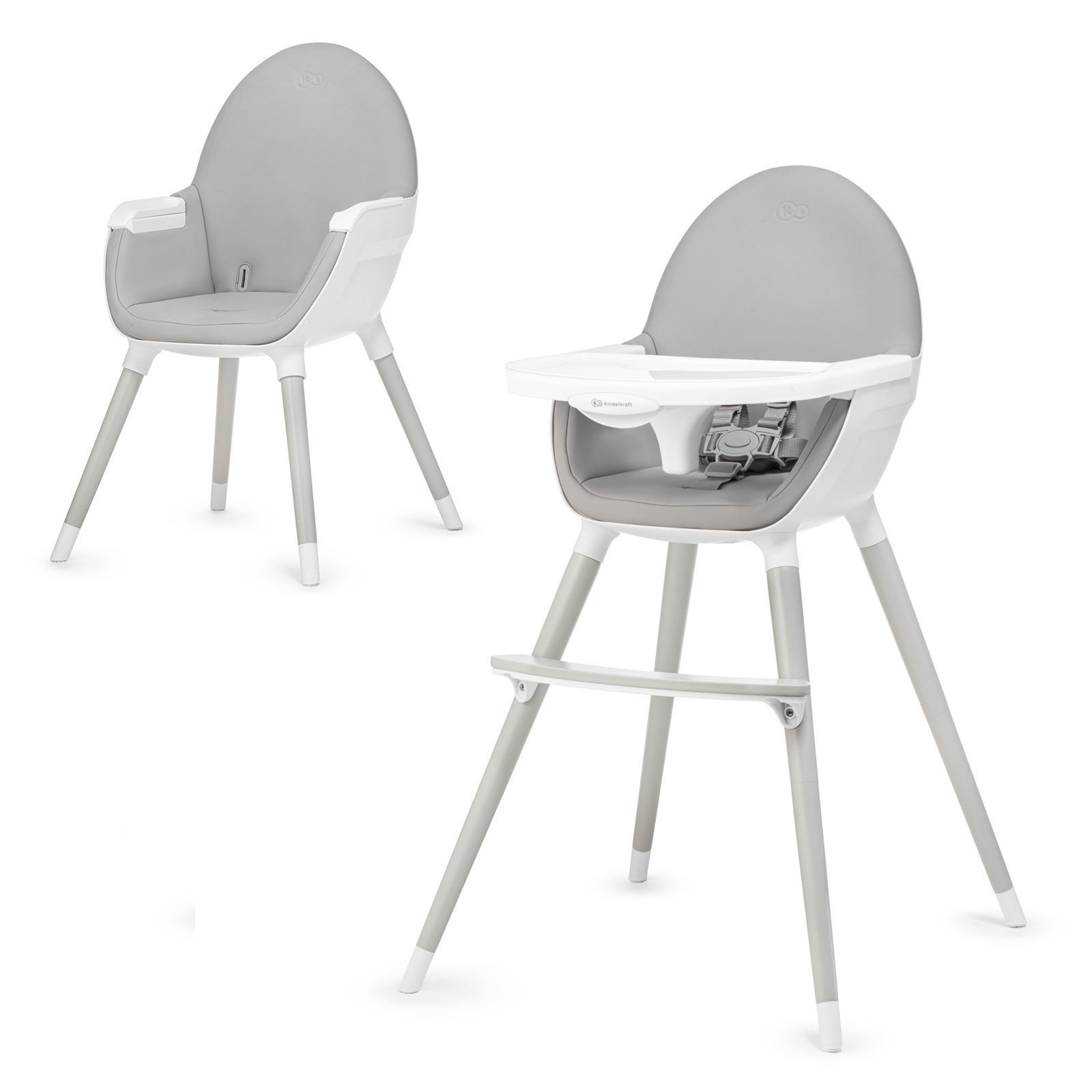 Стільчик для годування KinderKraft Fini Full Grey - Зображення 7