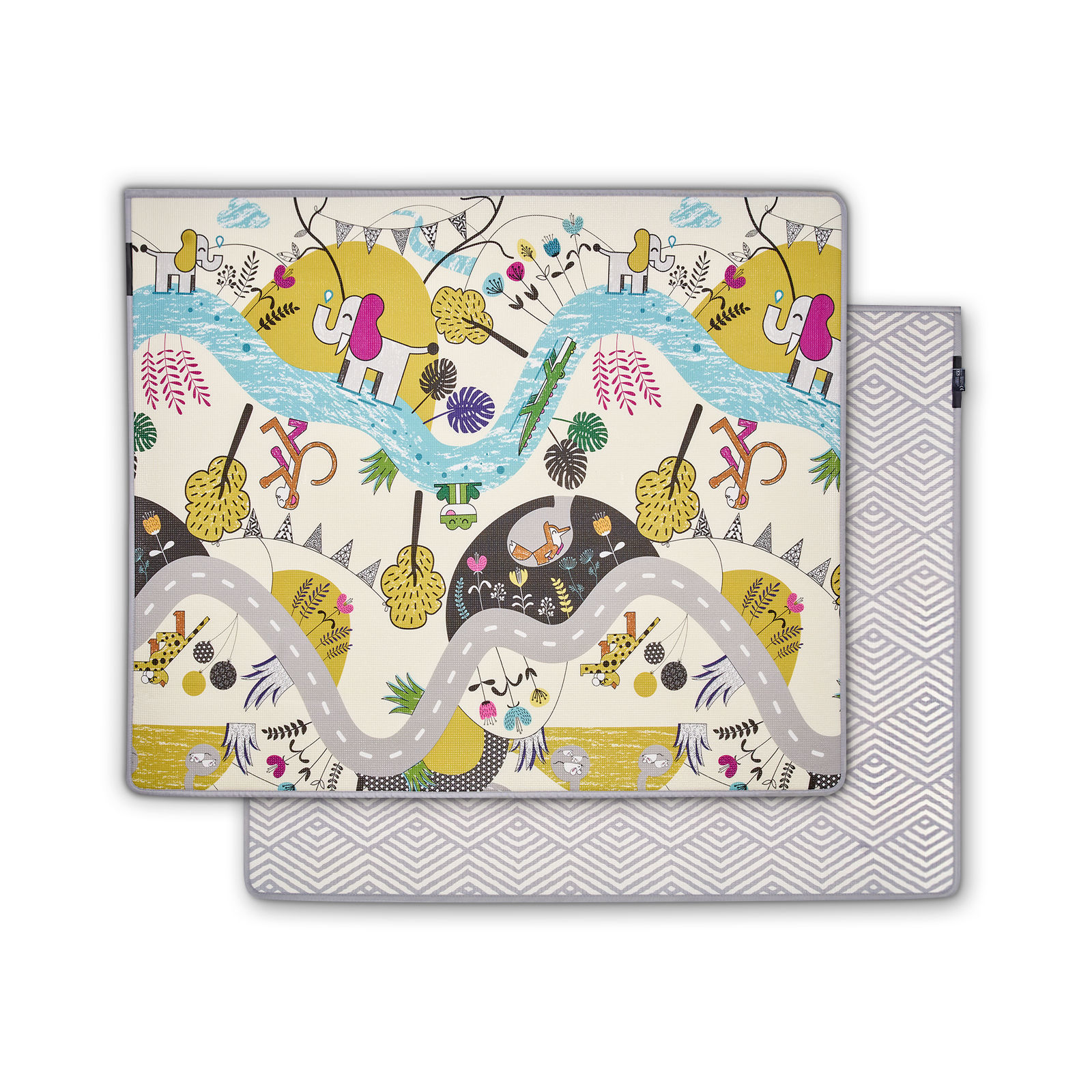 Дитячий двосторонній килимок KiderKraft Matty