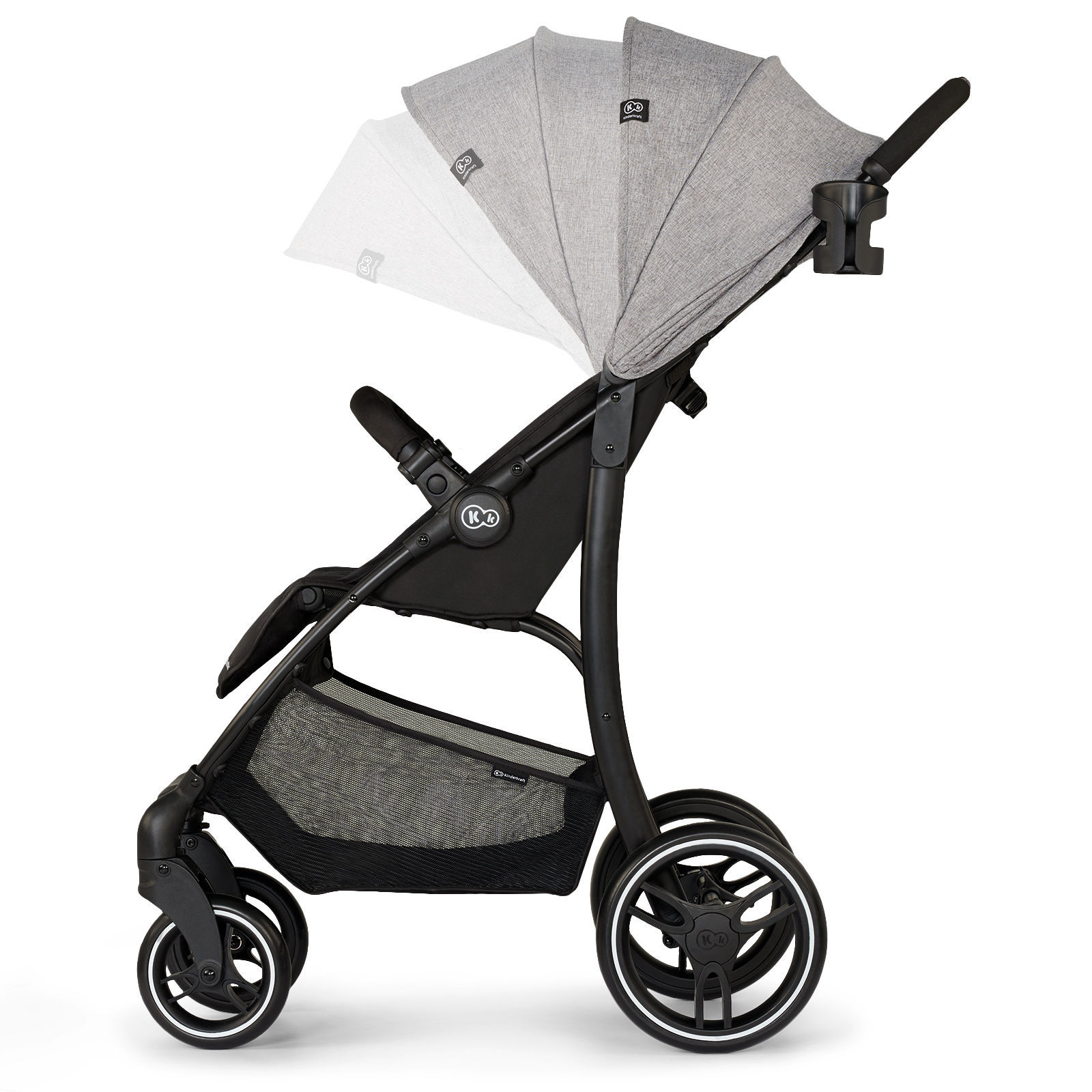 Прогулянкова коляска KiderKraft Trig 2 Grey - Зображення 3