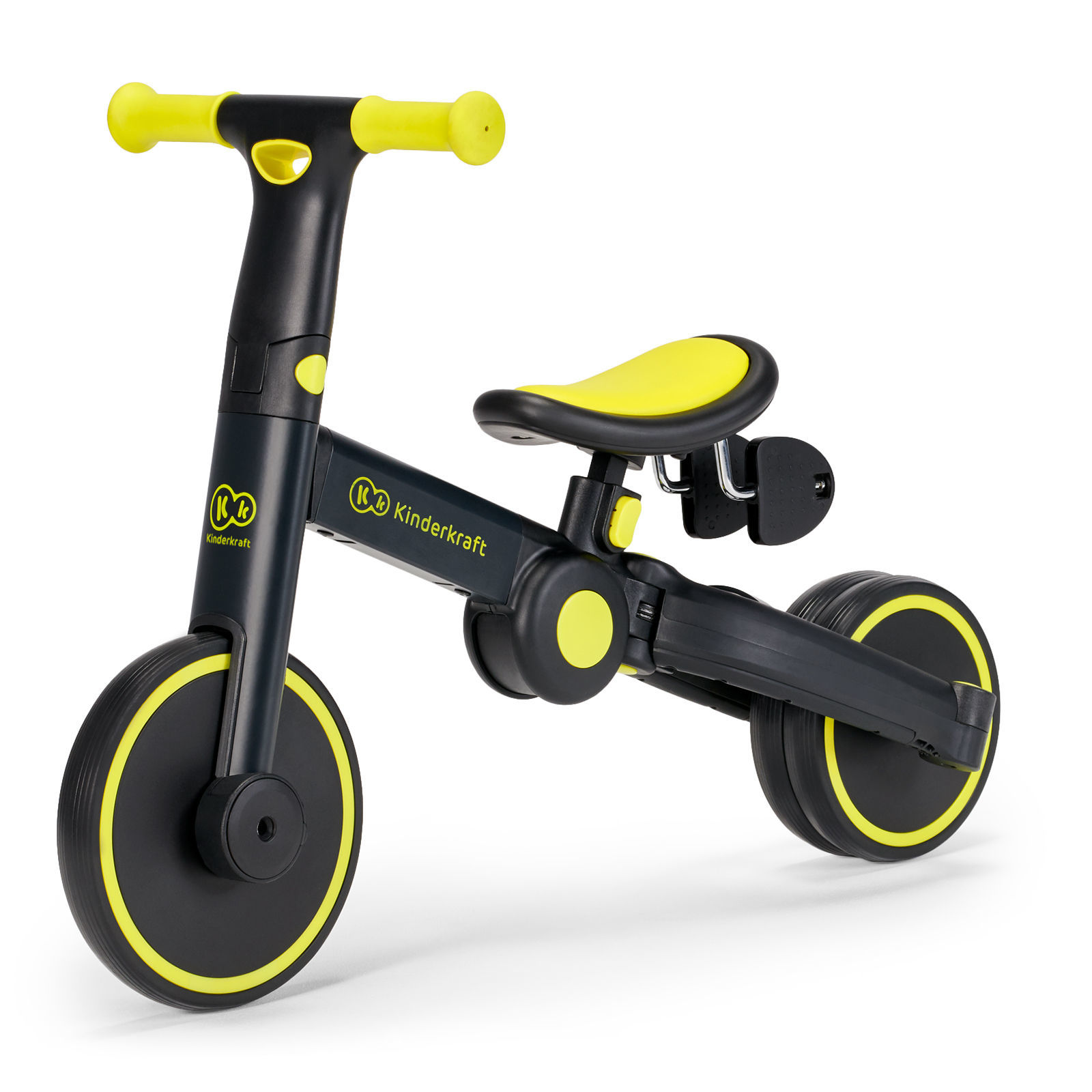 Триколісний велосипед біговел 3в1 KiderKraft 4TRIKE Black Volt - Зображення 7