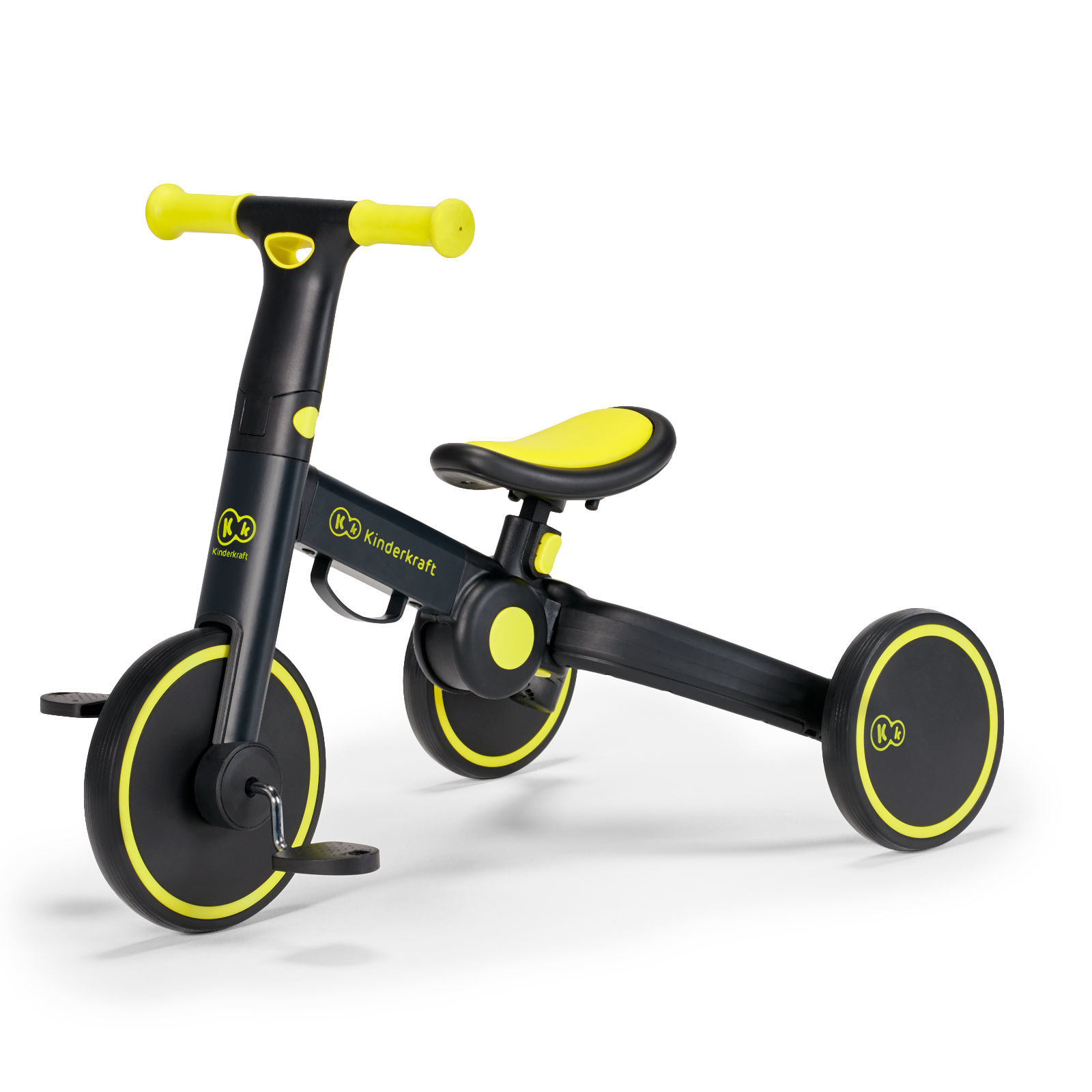 Триколісний велосипед біговел 3в1 KiderKraft 4TRIKE Black Volt - Зображення 6