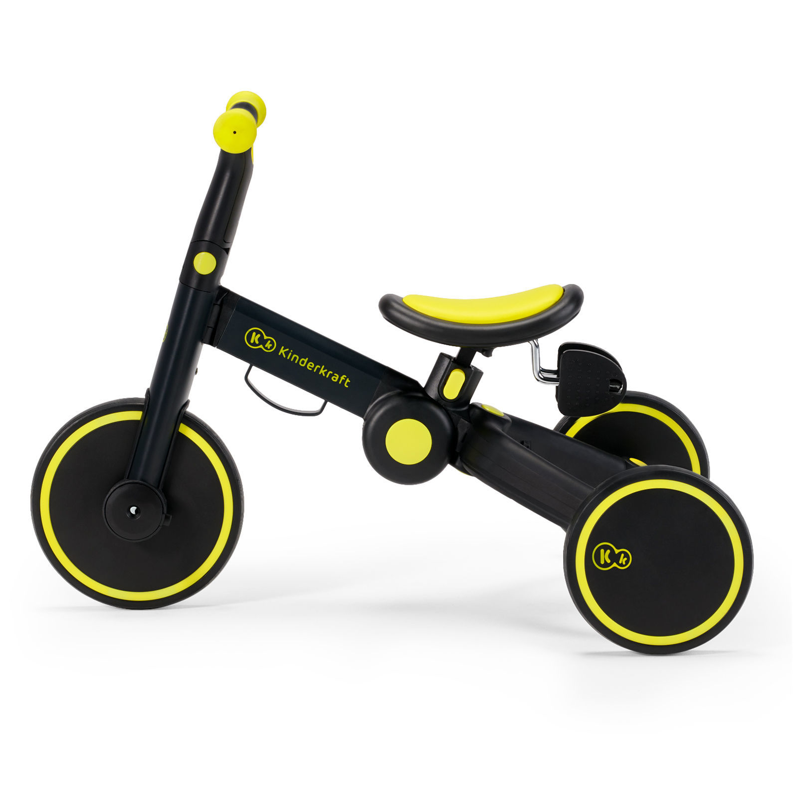 Триколісний велосипед біговел 3в1 KiderKraft 4TRIKE Black Volt - Зображення 5