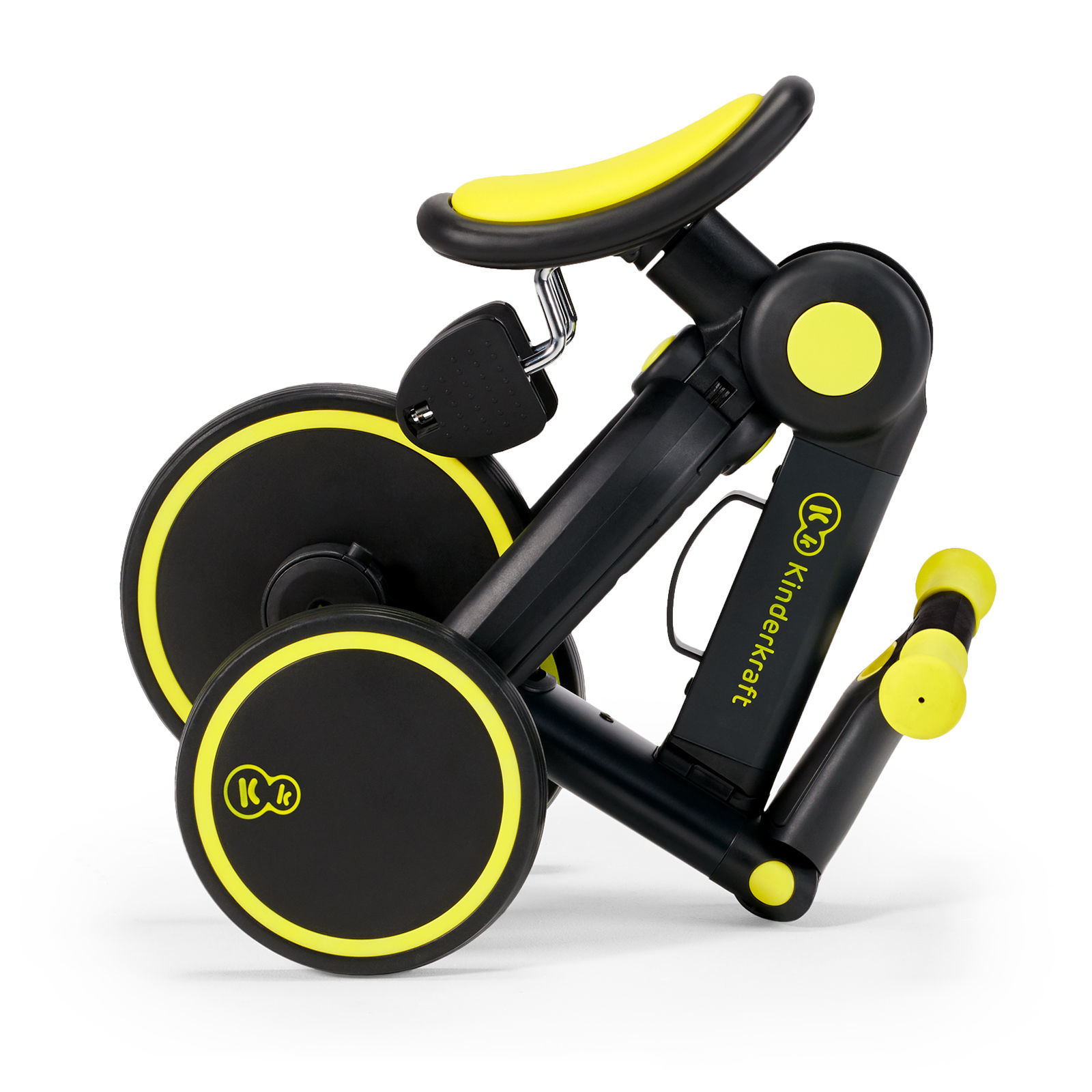 Триколісний велосипед біговел 3в1 KiderKraft 4TRIKE Black Volt - Зображення 3