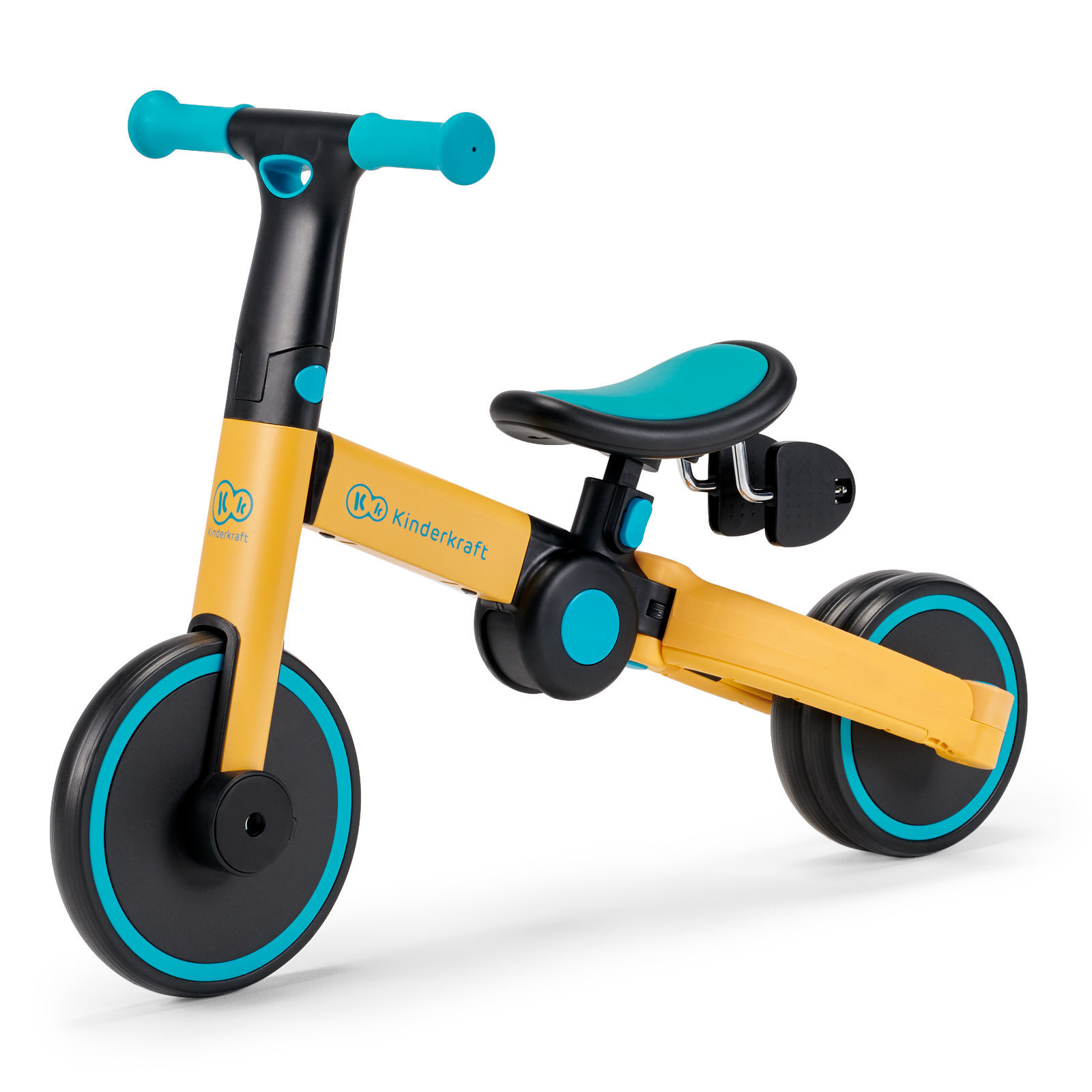 Триколісний велосипед біговел 3в1 KiderKraft 4TRIKE Primrose Yellow - Зображення 2