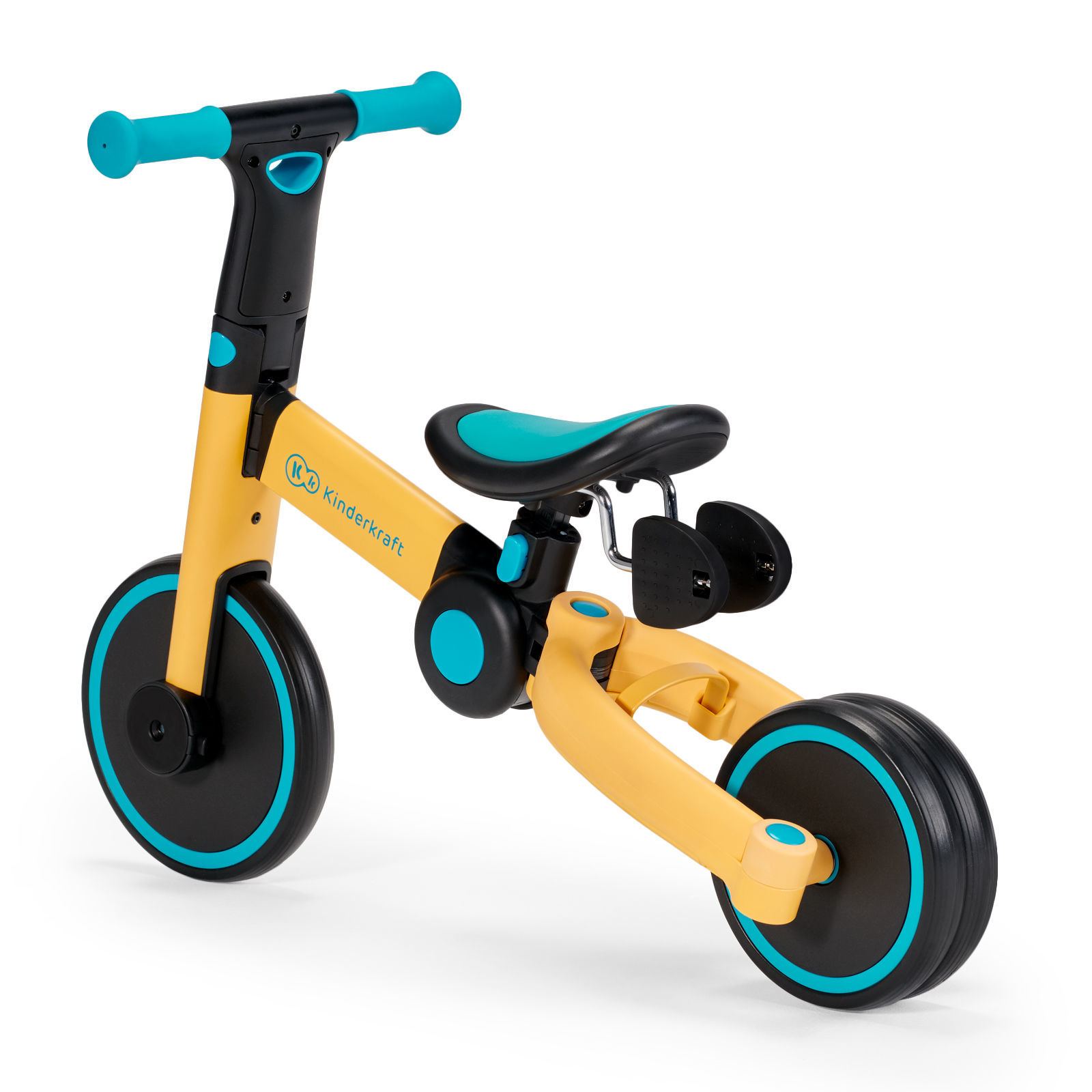 Триколісний велосипед біговел 3в1 KiderKraft 4TRIKE Primrose Yellow - Зображення 6