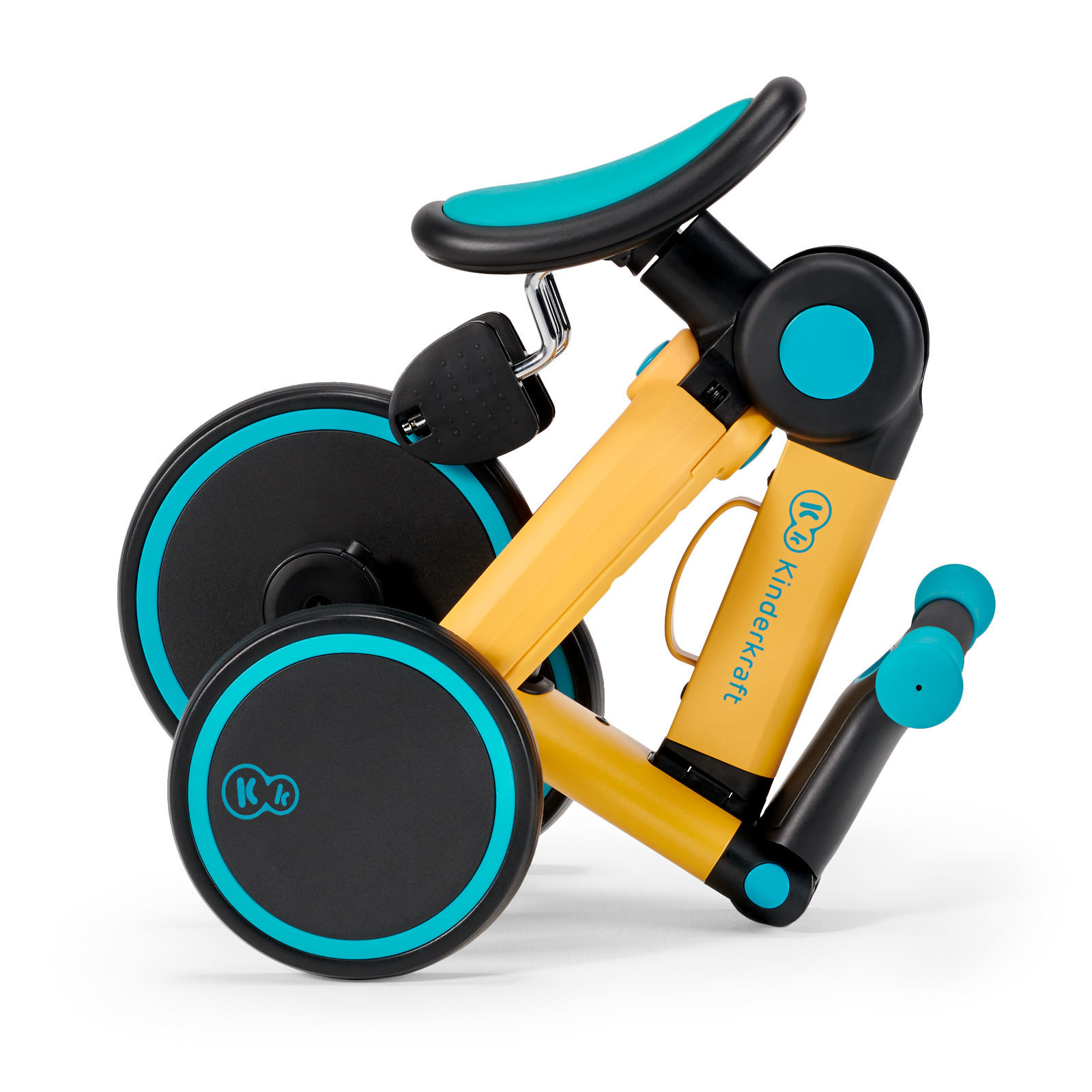 Триколісний велосипед біговел 3в1 KiderKraft 4TRIKE Primrose Yellow - Зображення 9