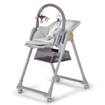 Стілець для годування 2в1 KiderKraft LASTREE Grey