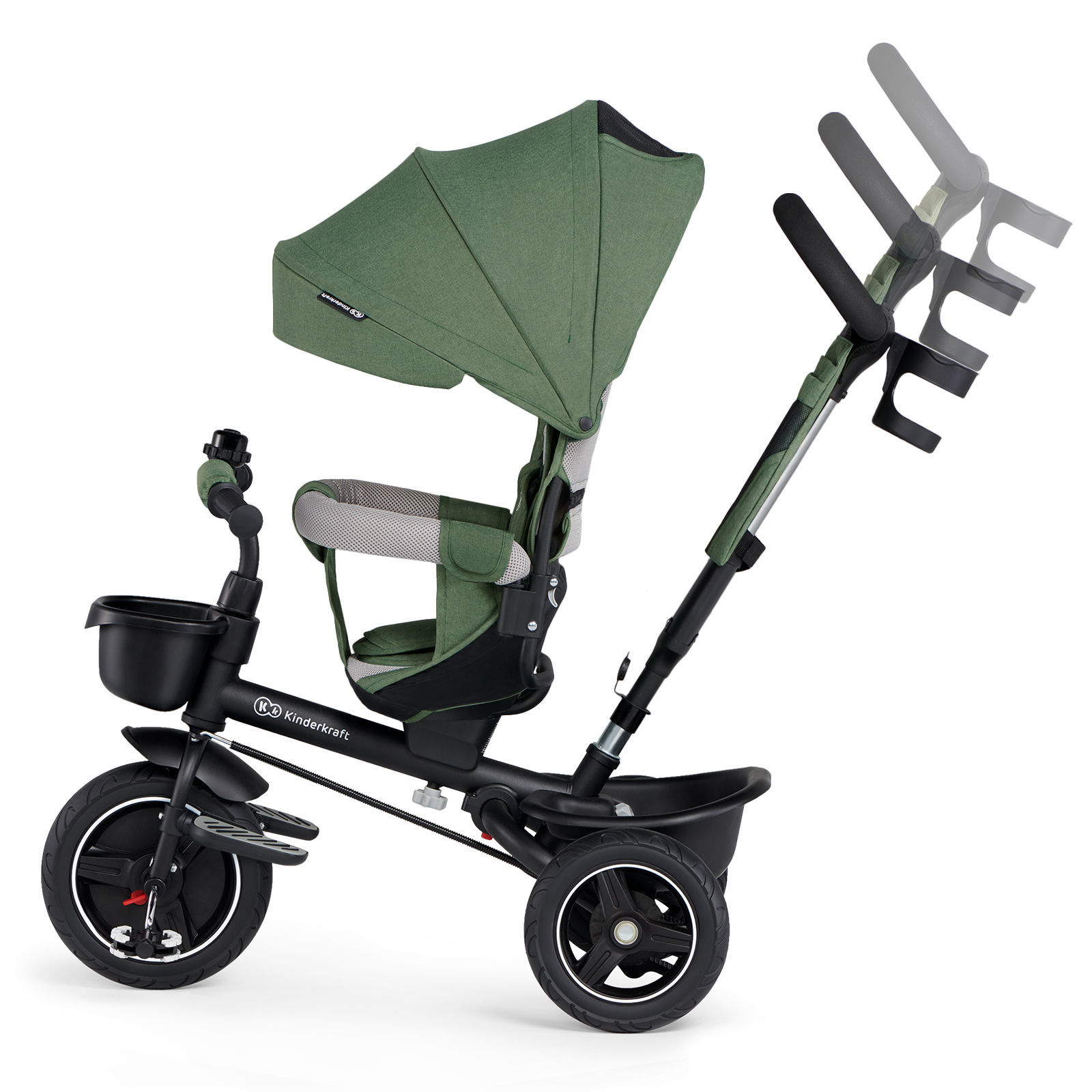 Велосипед триколісний KiderKraft SPINSTEP Green - Зображення 10