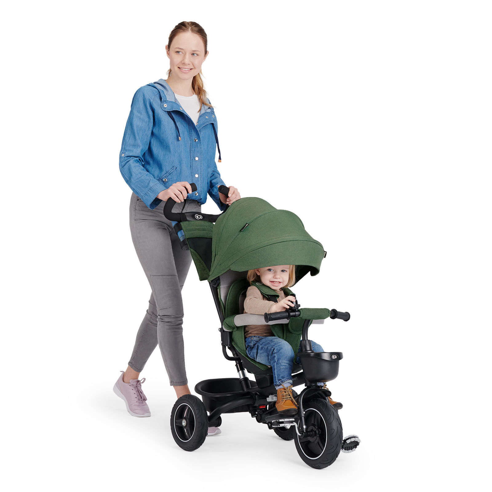 Велосипед триколісний KiderKraft SPINSTEP Green - Зображення 11