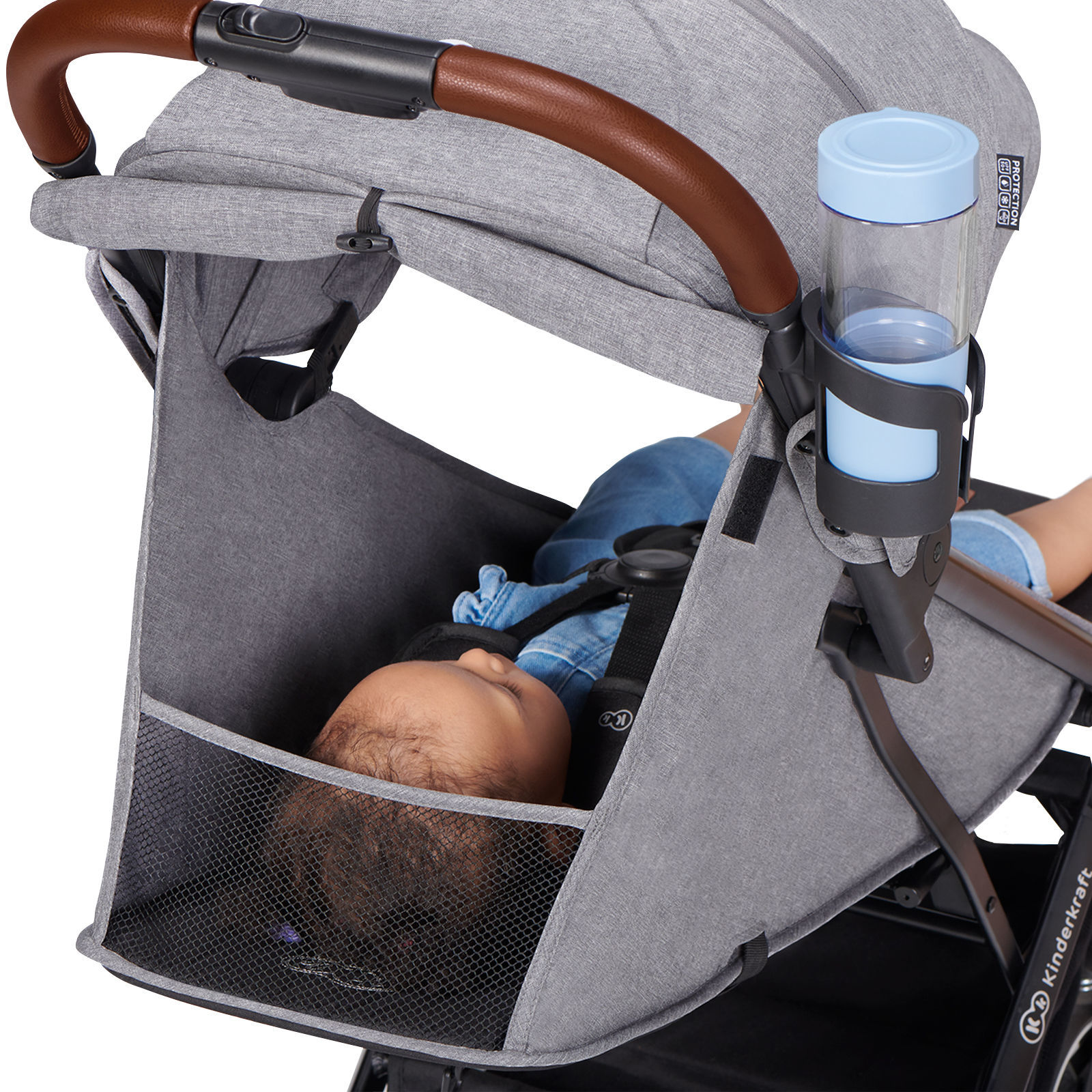 Прогулянкова коляска KiderKraft NUBI Grey - Зображення 7