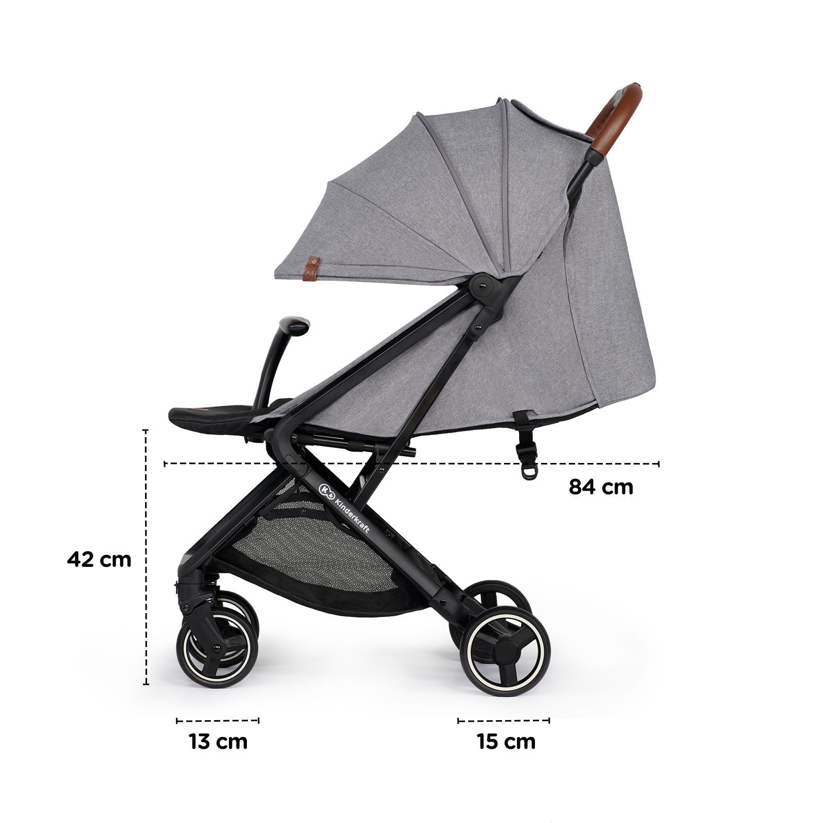 Прогулянкова коляска KiderKraft NUBI Pink - Зображення 7
