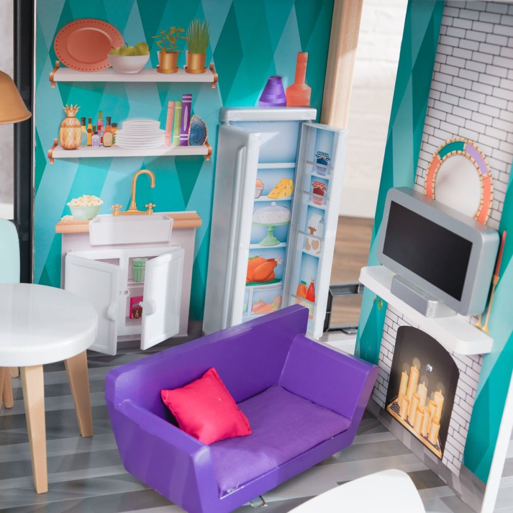 Ляльковий дерев'яний будиночок KidKraft Bianca City Life 65989 - Зображення 6