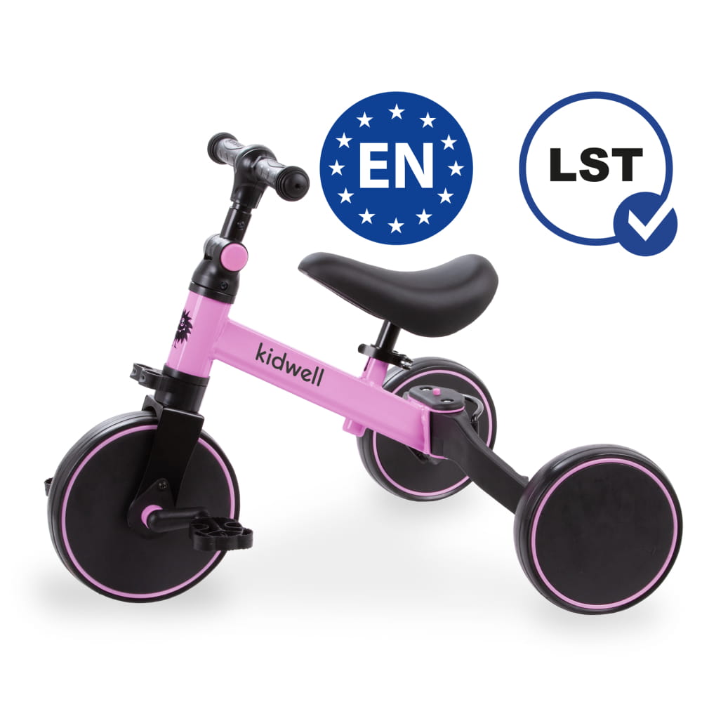 Біговел велосипед Kidwell 3в1 PICO Pink - Зображення 4
