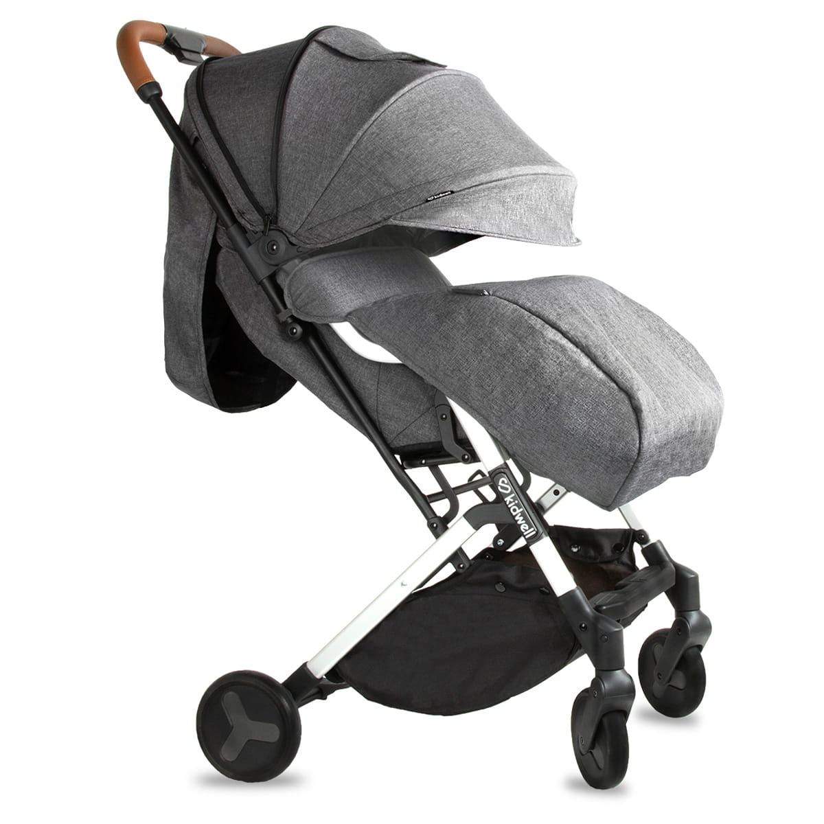 Прогулянкова коляска Kidwell Mavero Silver/ Brown - Зображення 10