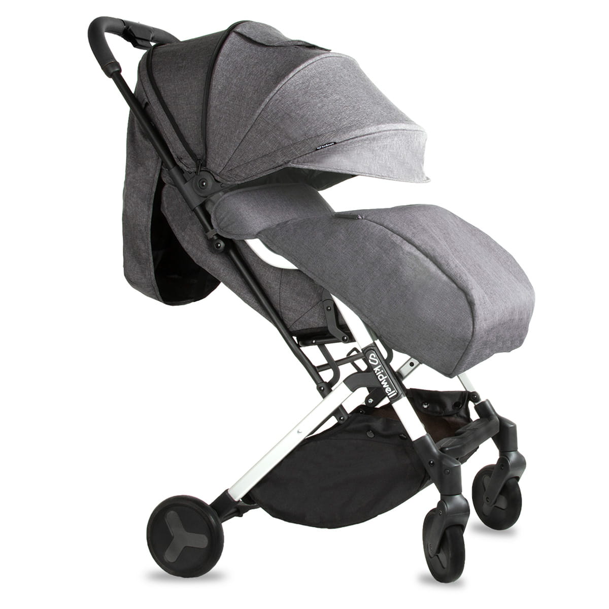 Прогулянкова коляска Kidwell Mavero Silver/Black - Зображення 3