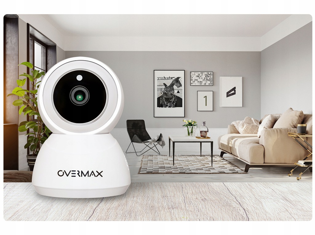 Внутрішня поворотна IP-камера відеоспостереження Overmax Camspot 3.7 Full HD WiFi - Зображення 10