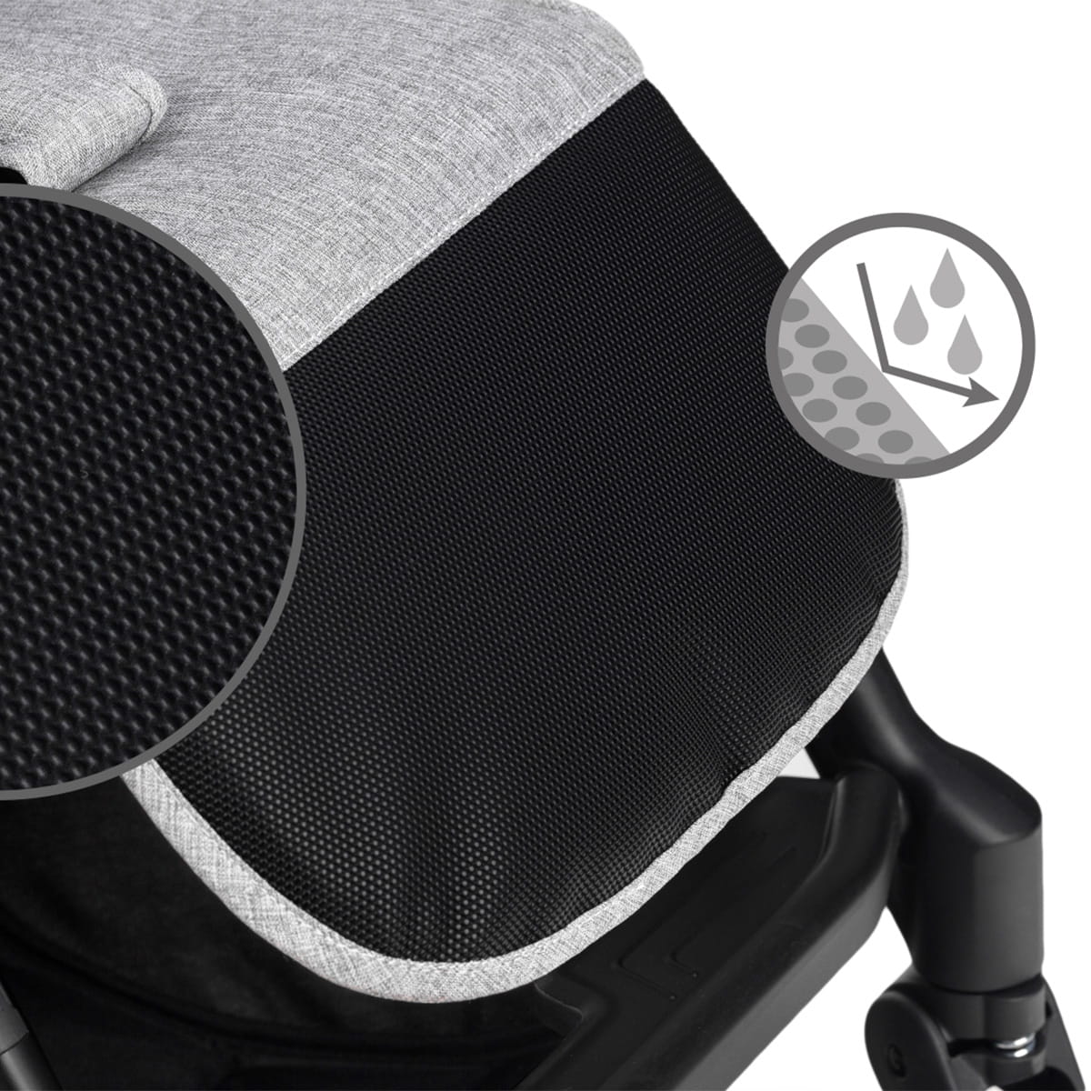 Прогулянкова коляска Kidwell Mavero Black/ Brown - Зображення 3