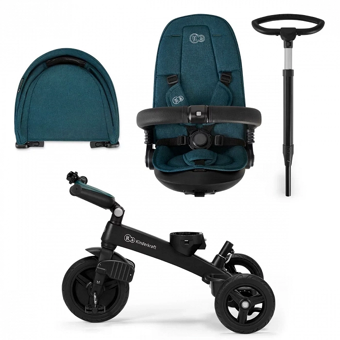 Велосипед триколісний KiderKraft Twipper Green - Зображення 6