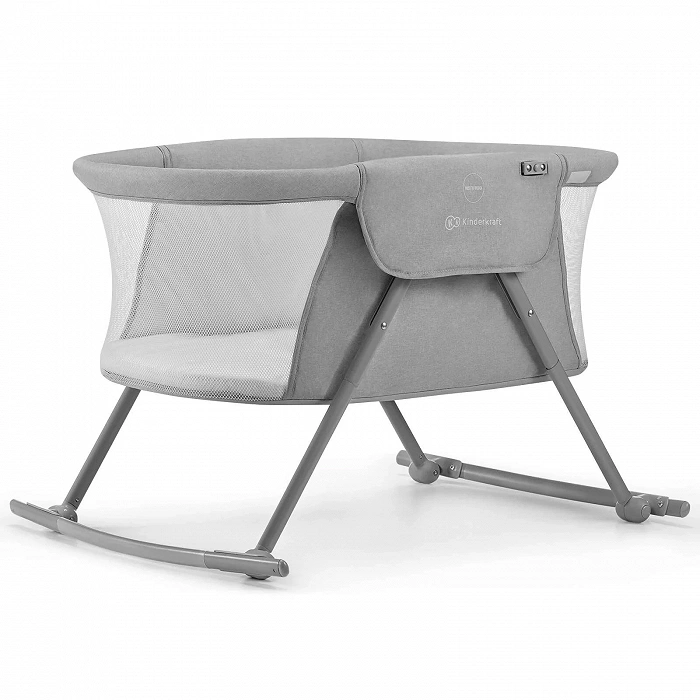 Дитяче ліжечко колиска Kinderkraft Lovi Grey - Зображення 5