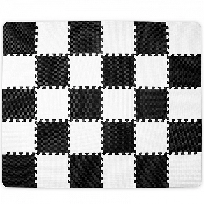 Дитячий килимок-пазл Kinderkraft LUNO Black - Зображення 7