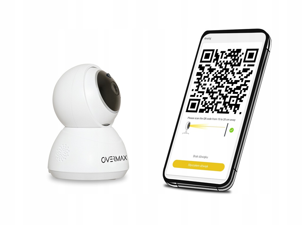 Внутрішня поворотна IP-камера відеоспостереження Overmax Camspot 3.7 Full HD WiFi - Зображення 3