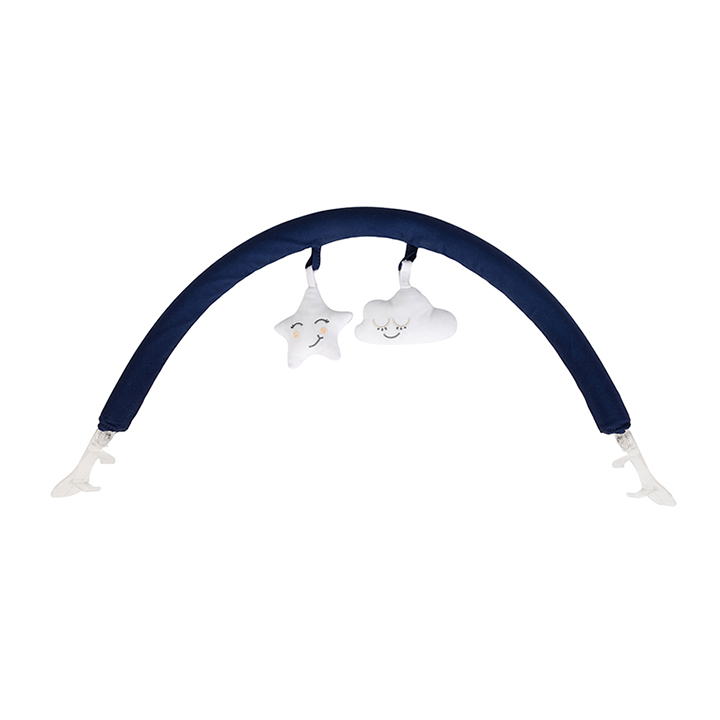 Шезлонг-гойдалка MoMi LUMIWOOD Blue Navy - Зображення 6