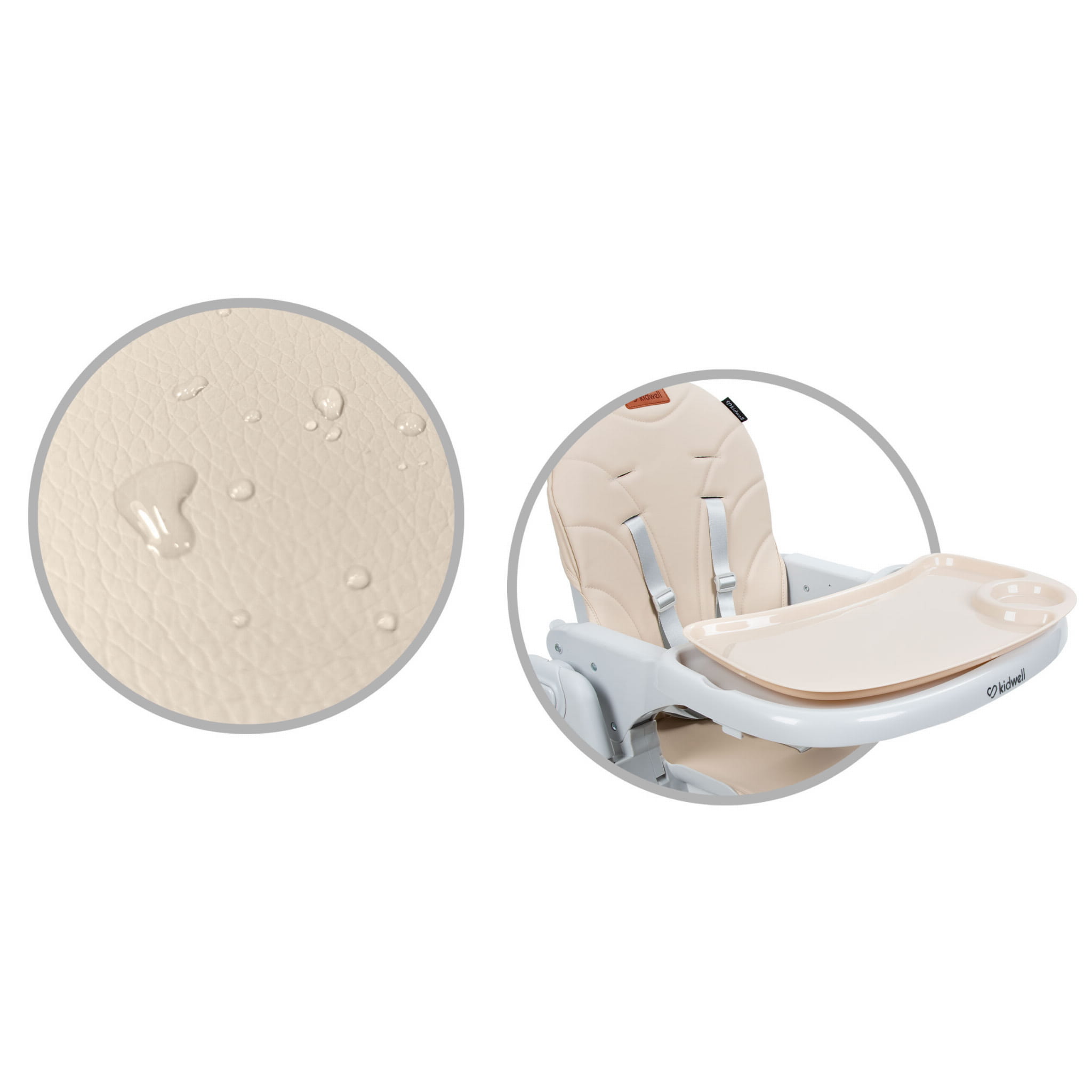Стільчик для годування Kidwell BENO Beige - Зображення 6
