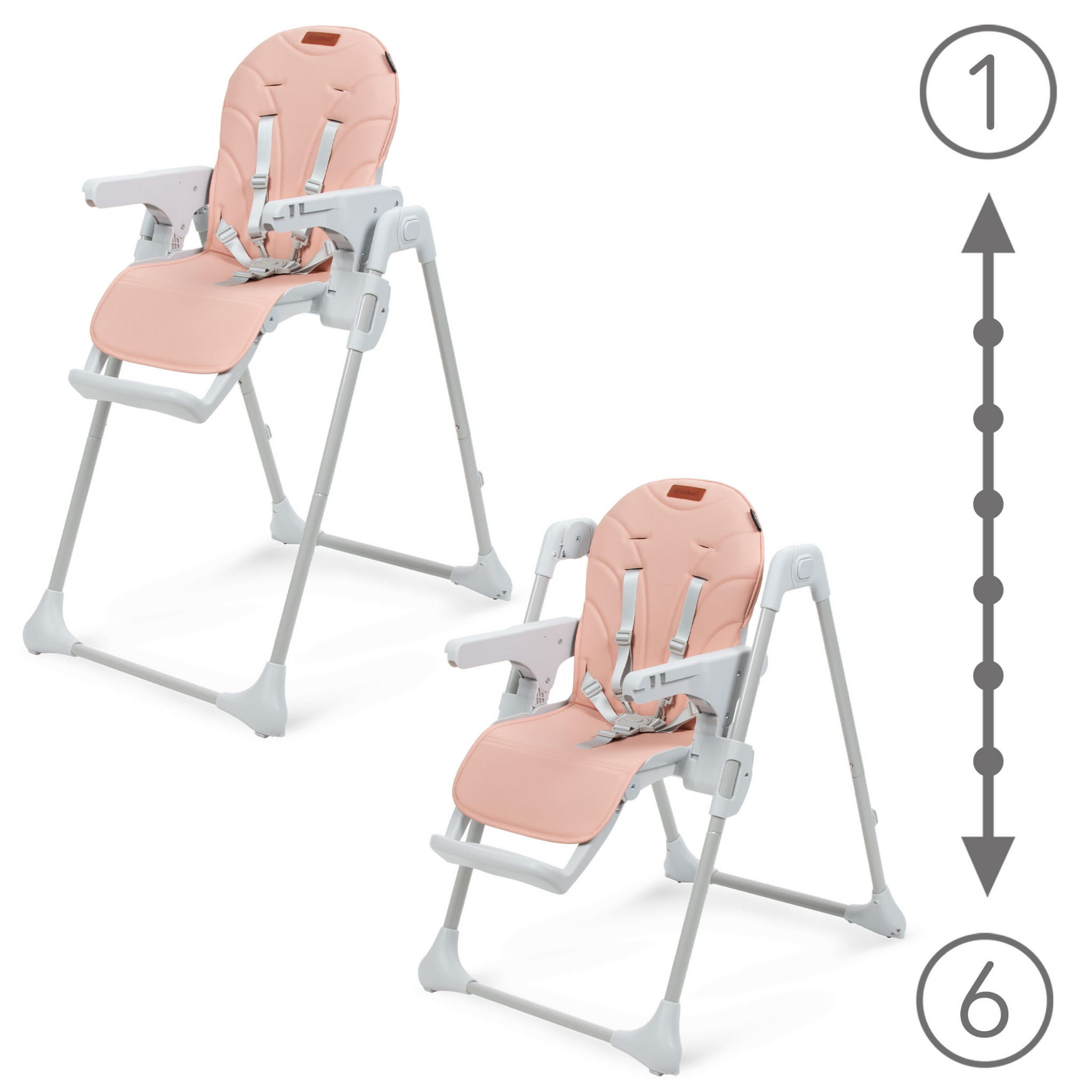 Стільчик для годування Kidwell BENO Pink - Зображення 7