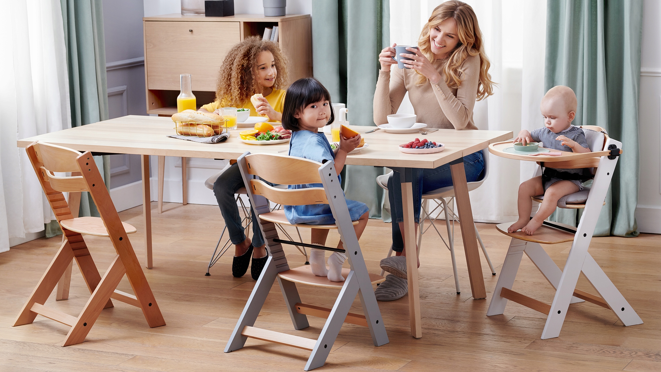 Стільчик для годування Kinderkraft Enock Natural - Зображення 6