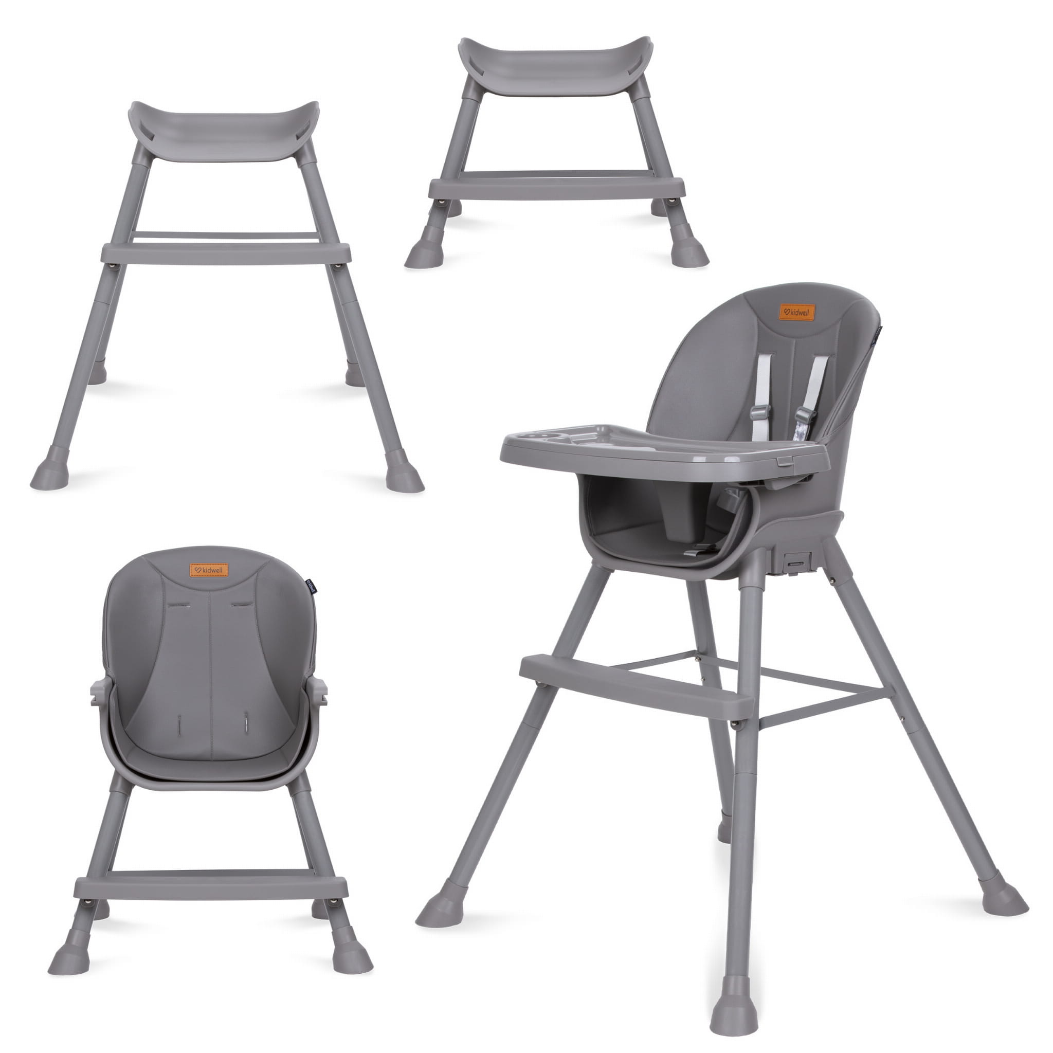 Стільчик для годування 4в1 Kidwell EATAN Grey - Зображення 2