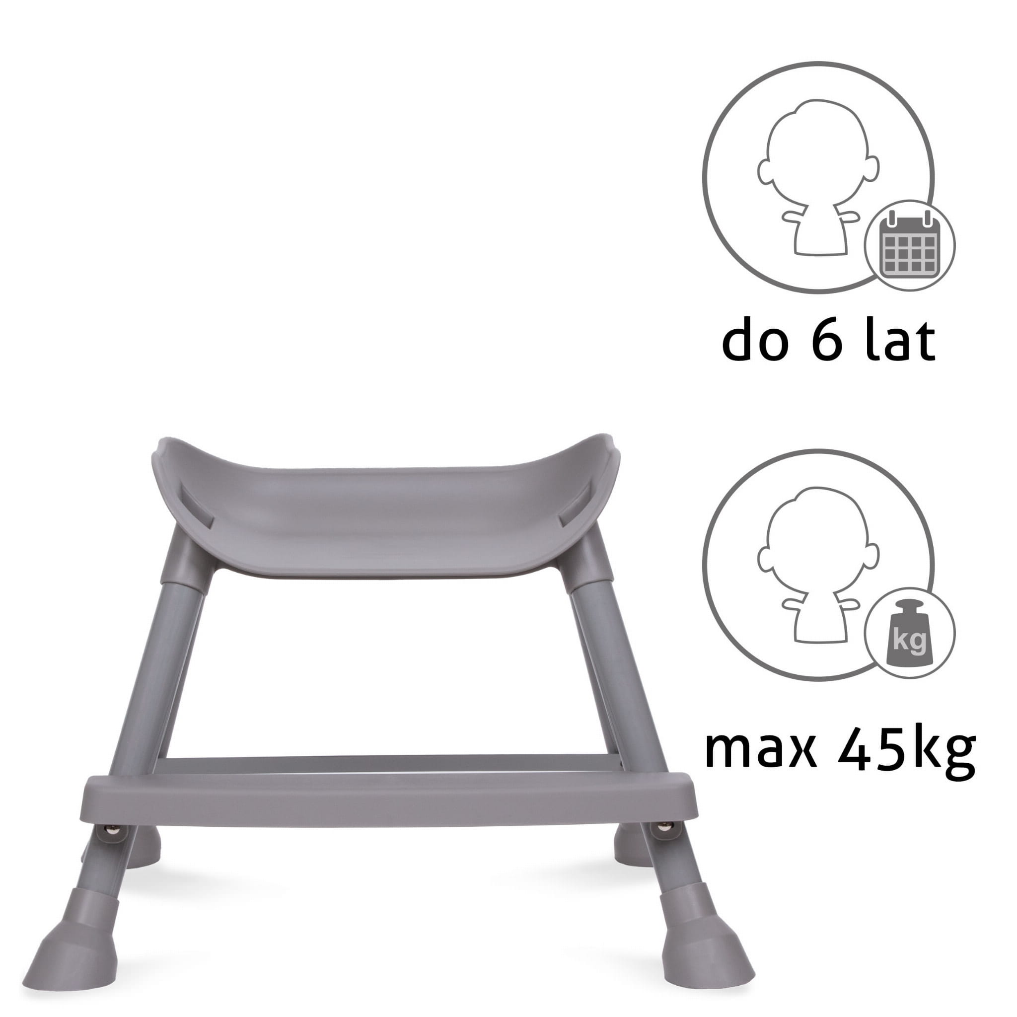 Стільчик для годування 4в1 Kidwell EATAN Grey - Зображення 5