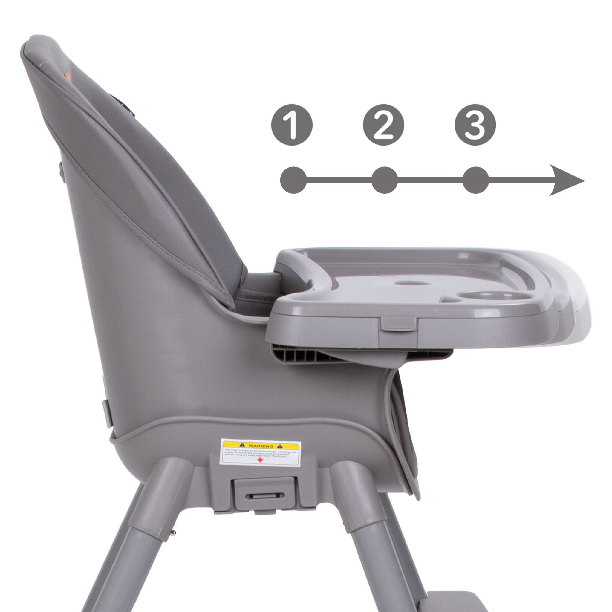 Стільчик для годування 4в1 Kidwell EATAN Grey - Зображення 8